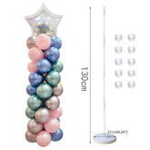 1PC 130cm Clear Balloon Column Stand Arch Balloons Holder for Graduation Decoration Wedding Birthday Baby Shower Party Supplies